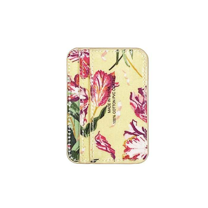 Heart Card Holder Floral Fancy Green 1