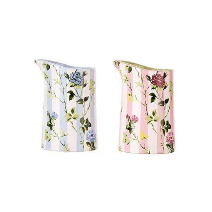 Set of 2 Jugs Climbing Rose Multi-color