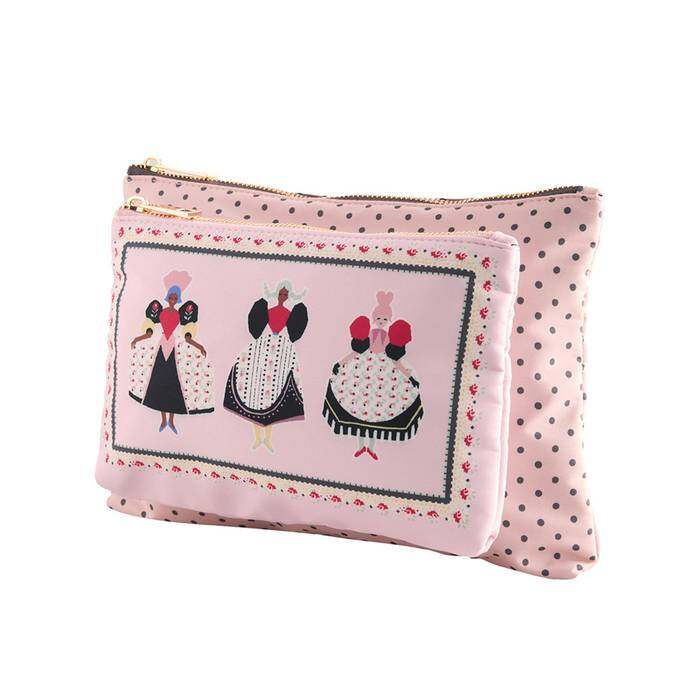 Female Double Pouch Dolly Muse Pink