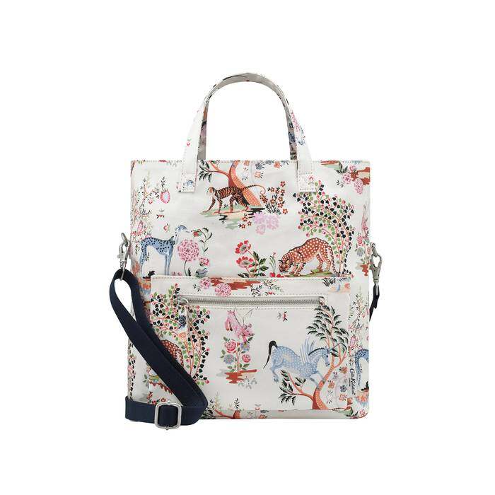 Reversible Cross Body Painted Kingdom  Cream