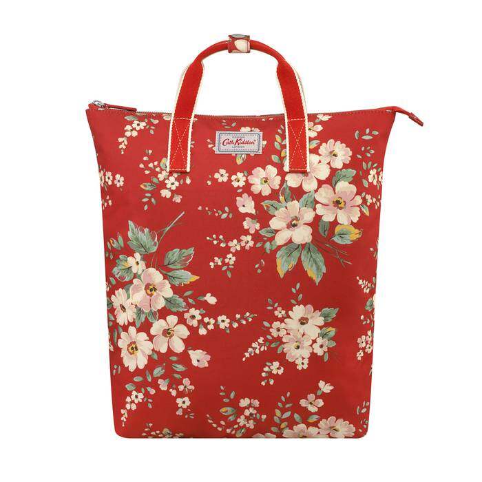 Zip-Top Backpack Spitalfields Red