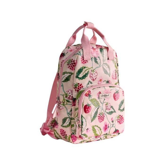 Kids Girl Medium Backpacks Strawberry Garden Pink