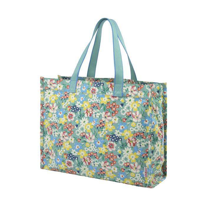 The Sidekick Tote Portland Flowers Sage 1