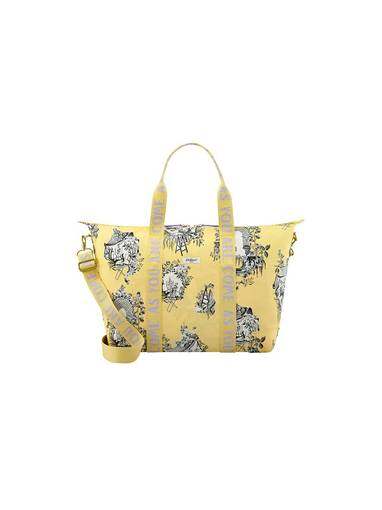 Foldaway Overnight Bag 30 Years Toile Yellow