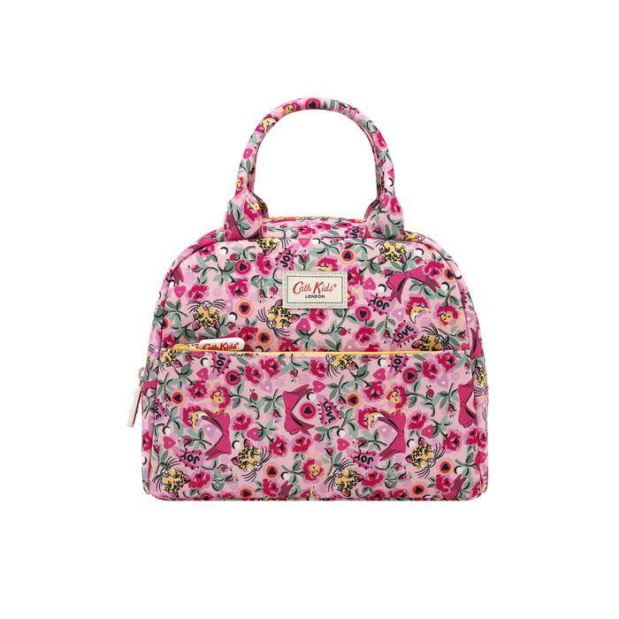 Pinball Ditsy Kids' Grab Handle Lunch Bag Pink