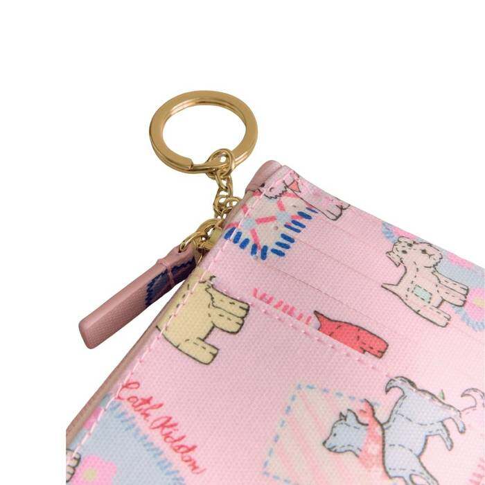 Female Card & Coin Purse Teddy Dog Pink 1