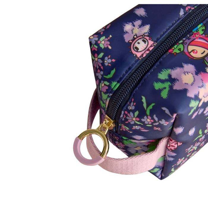 Female Travel Pouch Tokidoki Cactus Wiggle Navy 1