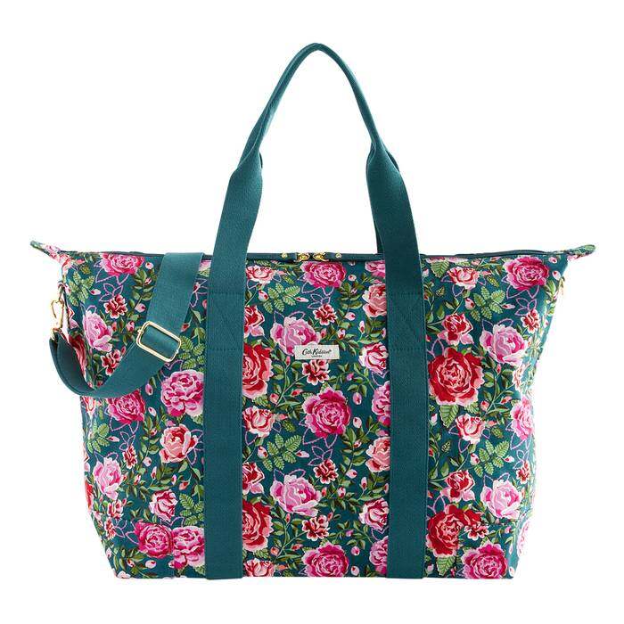 Female Foldaway Overnight Bag Dolly Rose Green 1