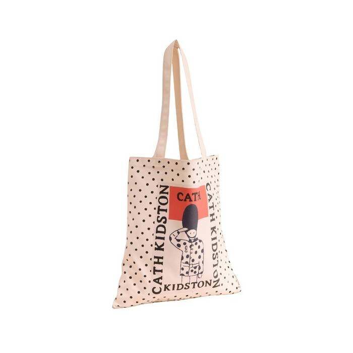 Female Tote Retro Posters London Cream