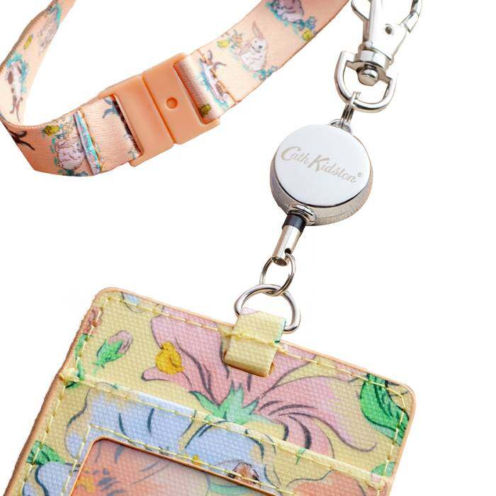 Female Lanyard Bunnies Floral Yellow 1