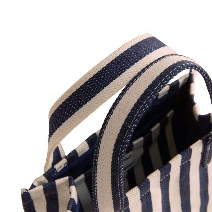Female Small Bookbag Paddington Stripe Navy 1