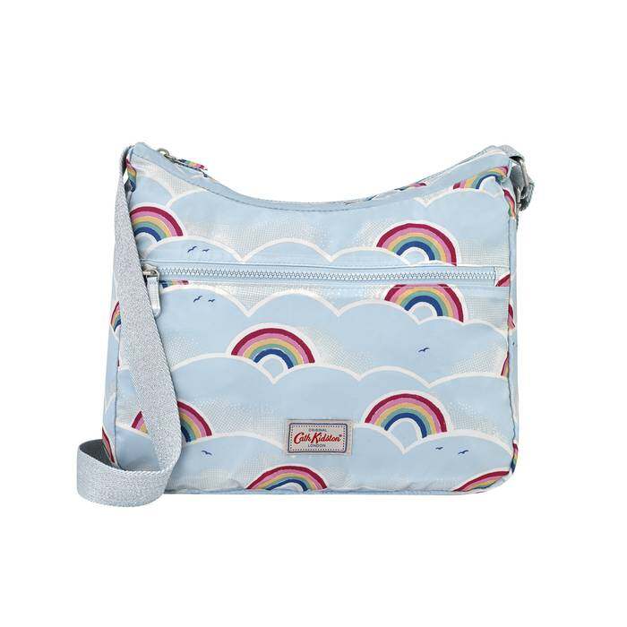Foldaway Cross Body Rainbows Powder Blue