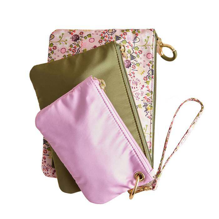 Female Set 3 pc. Layer Pouch Tiny Town Multi-color 1