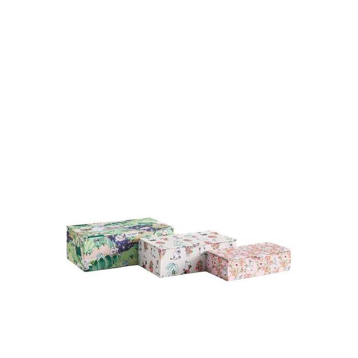 Set of 3 Storage Boxes Little My Ditsy Multi-Color 1
