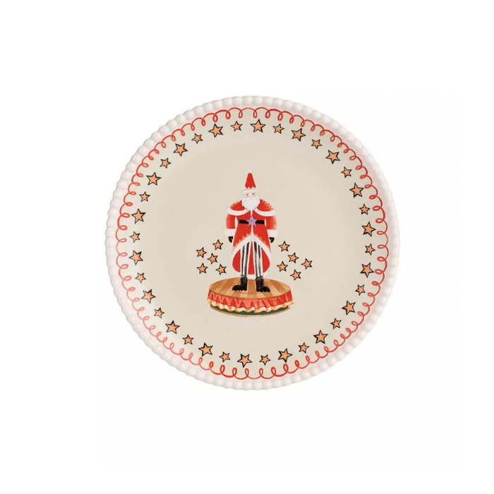 Multi-Color Set of 2 Side Plates Nutcracker 1
