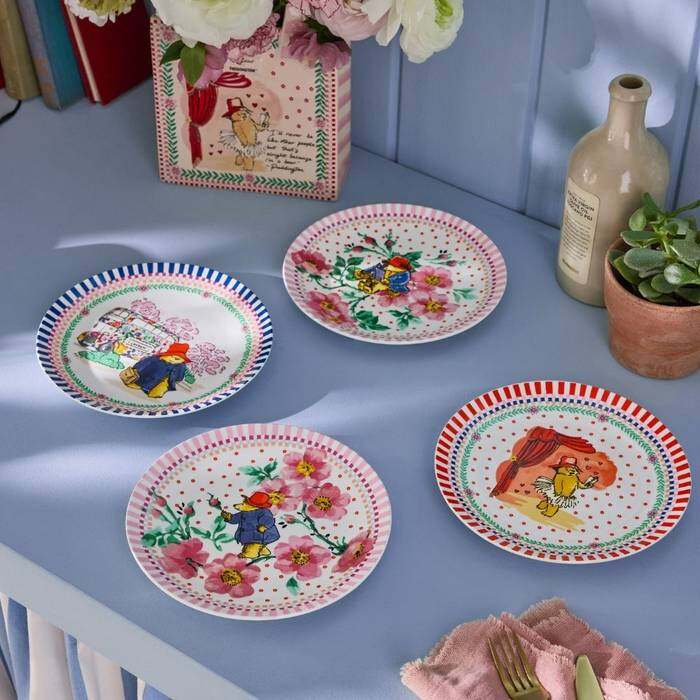 Set 4 Side Plate Paddington Multi-color 1