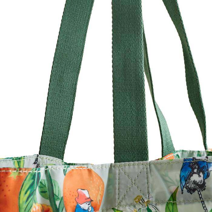 Female Foldaway Tote Paddington Oranges Green 1