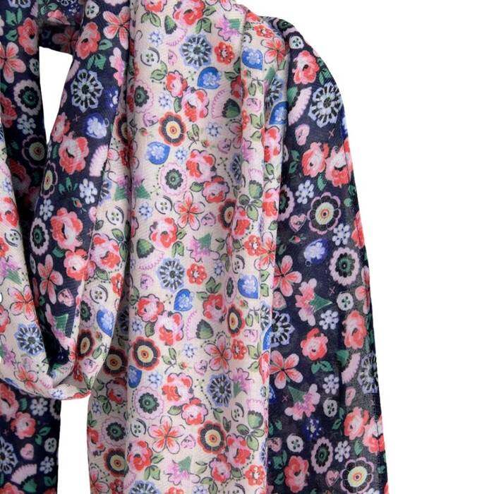 Female Scarf Queen Ditsy Multi-Color 1
