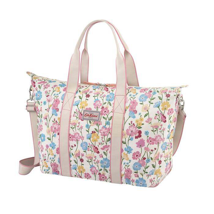 Foldaway Overnight Bag Park Meadow  Warm Cream 1