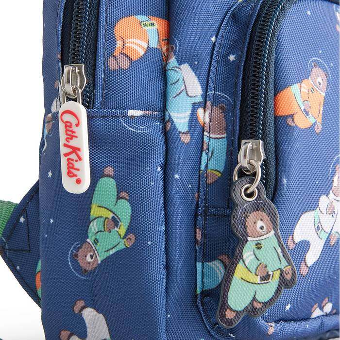 Kids Boy Mini Backpack Space Bears Navy 1