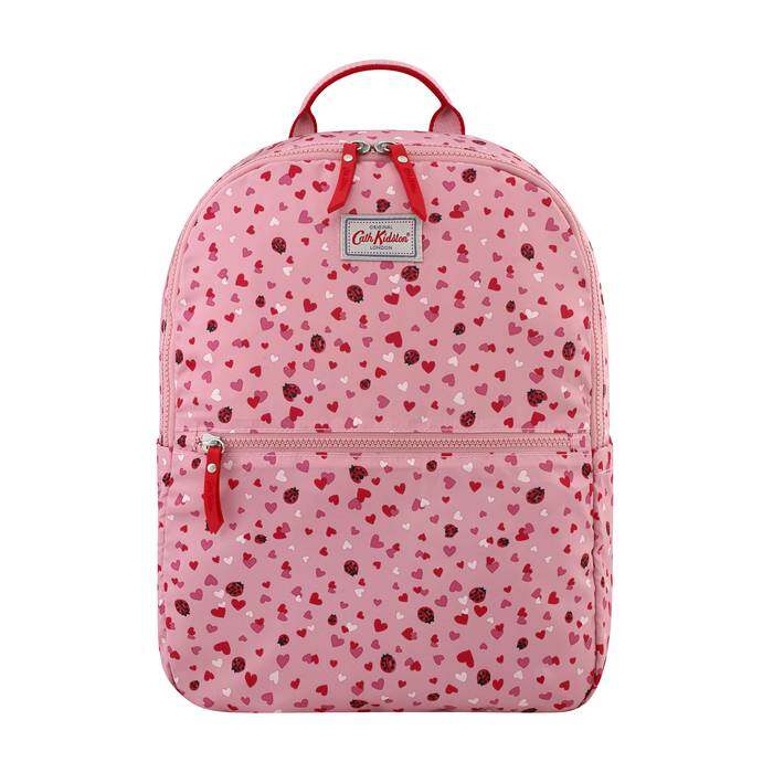 Foldaway Backpack Mini Lovebugs Pale Rose