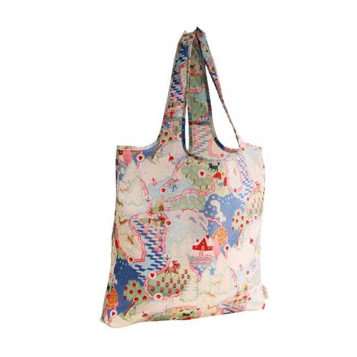 Female Foldaway Shopper Christmas Journey Multi-color