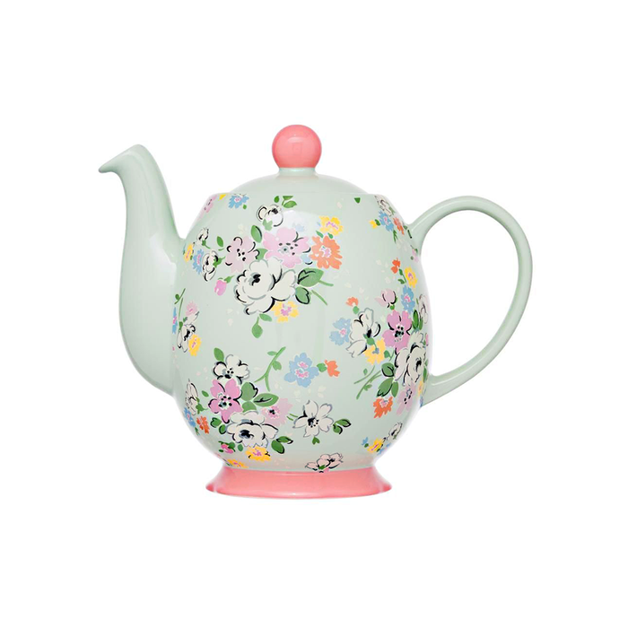 Sage Feels Like Home 900Ml Teapot Mews Ditsy