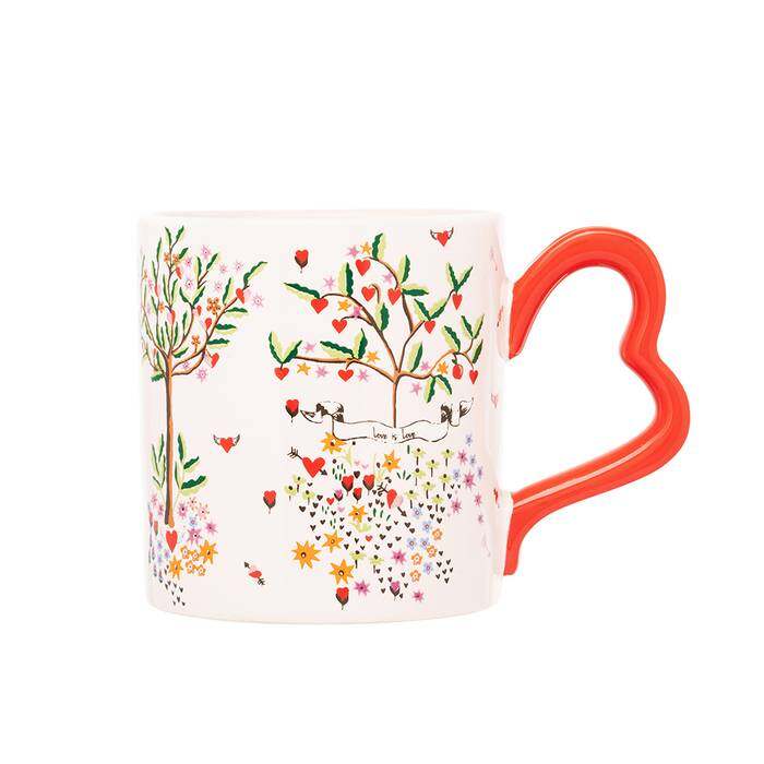 HANDLE MUG OH MY HEART PINK