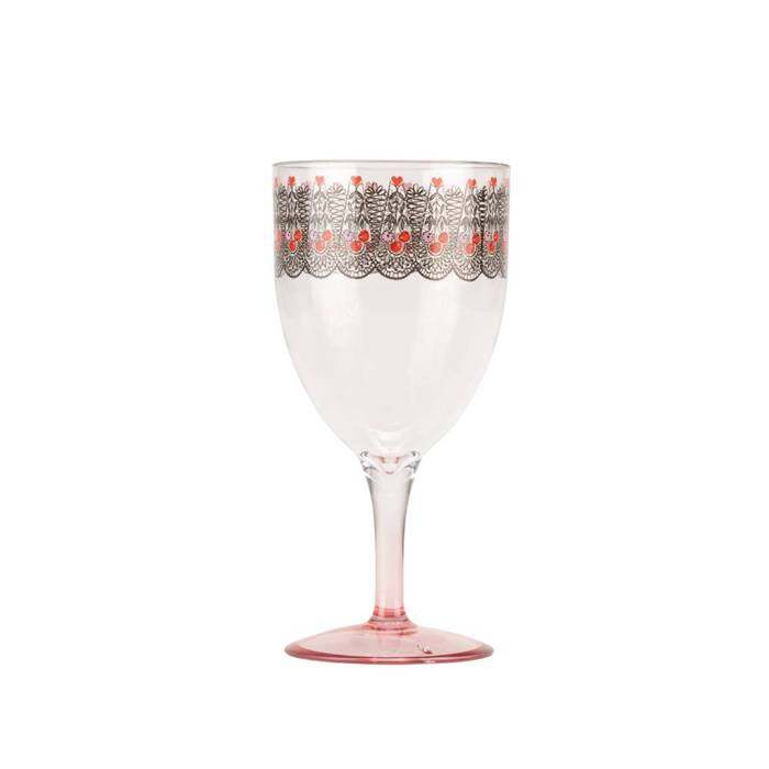 Picnic Wine Glass 350ML Cherry White