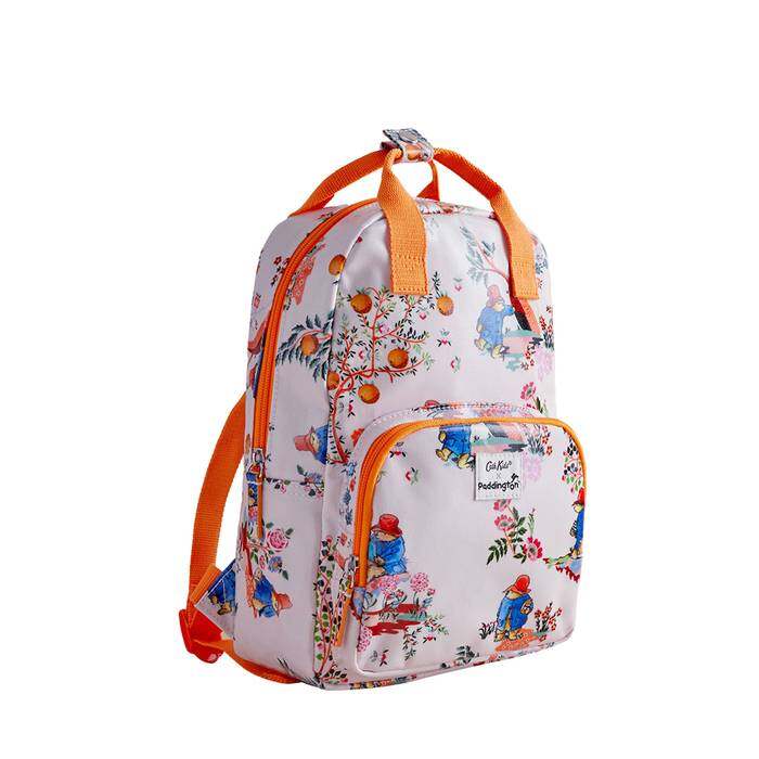 Kid Girl Medium Backpack Paddington Oranges Ecru