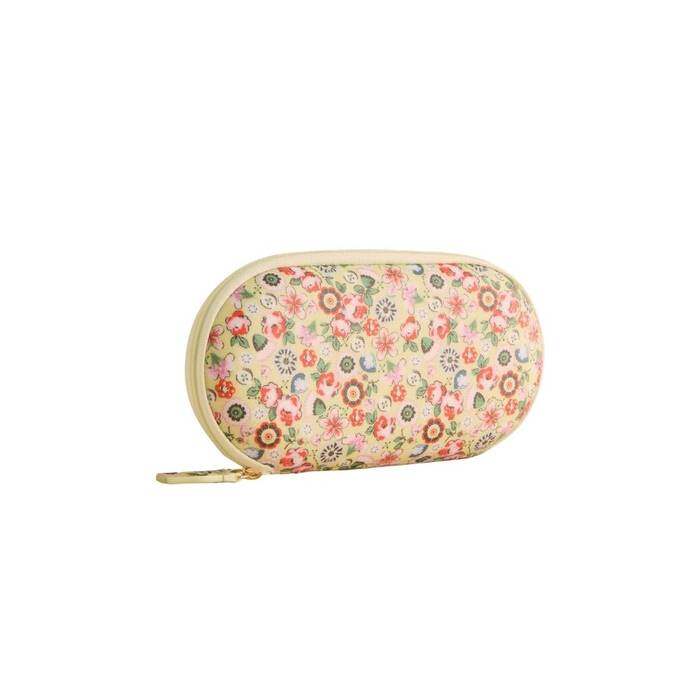 Female Glasses Case Pearly Queen Ditsy Yellow
