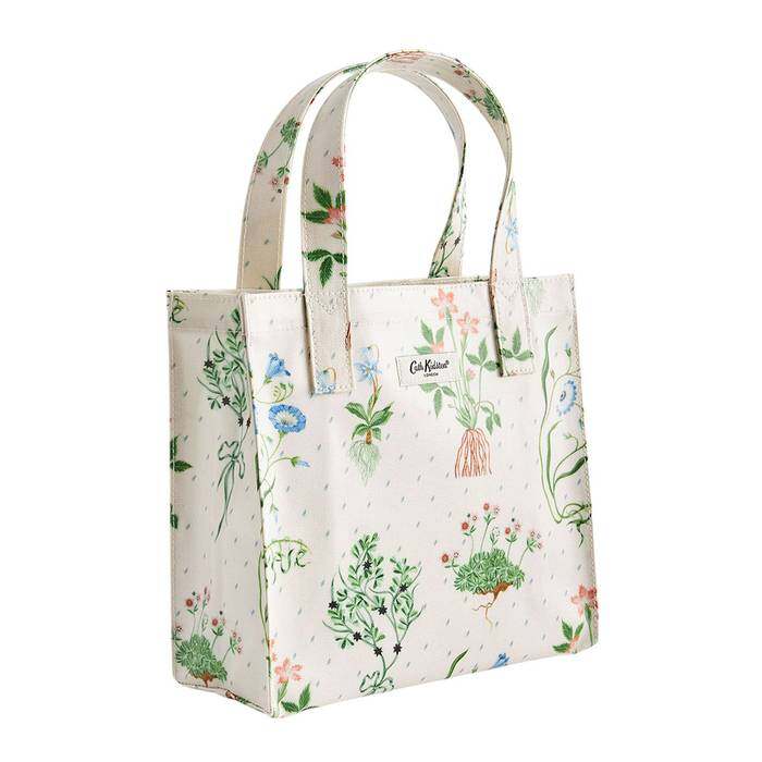 Female Small Bookbag Roots Ecru