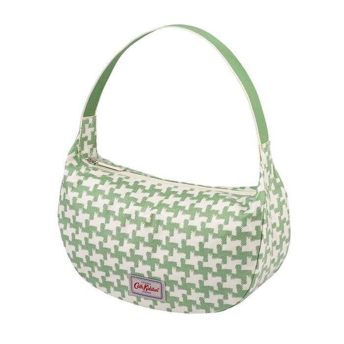 Slinger Bag Houndstooth Cream Green 1