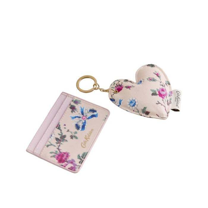 Gift Set  Card Holder & Charm Multi-color