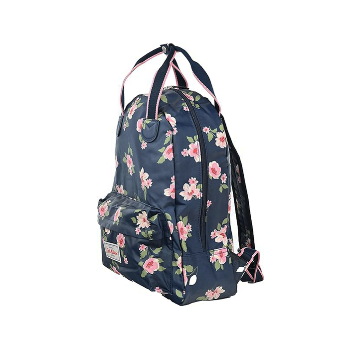 Navy Female Backpack w/Hanging Loop Dusk Floral Spaced 1