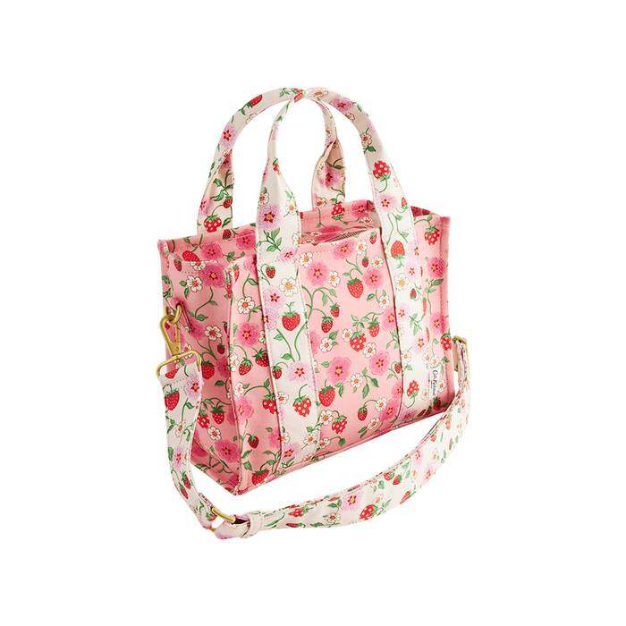 Mini Bonded Tote Strawberry Small Pink 1