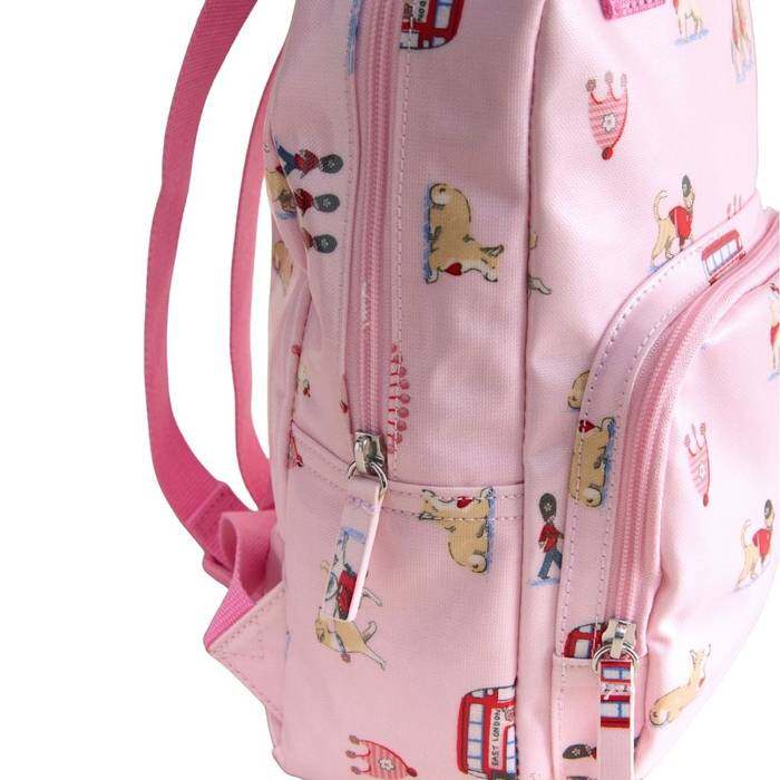 Kids Girl Medium Backpack Queenies London Pink 1