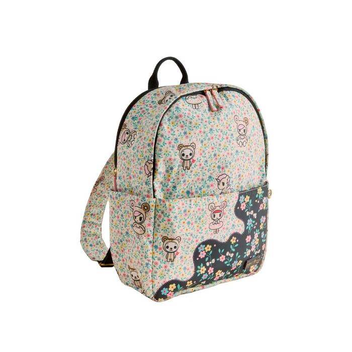 Female Compact Backpack Tokiedoki Ditsy Cream