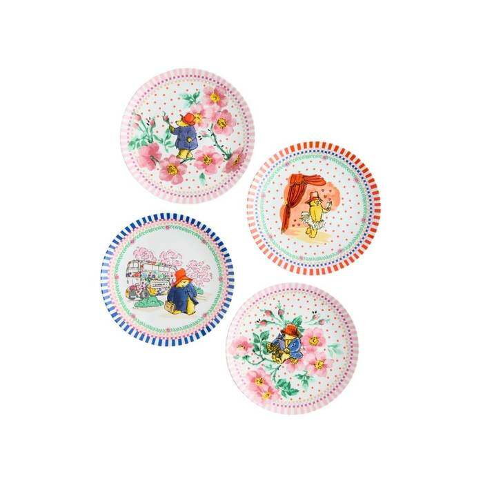 Set 4 Side Plate Paddington Multi-color
