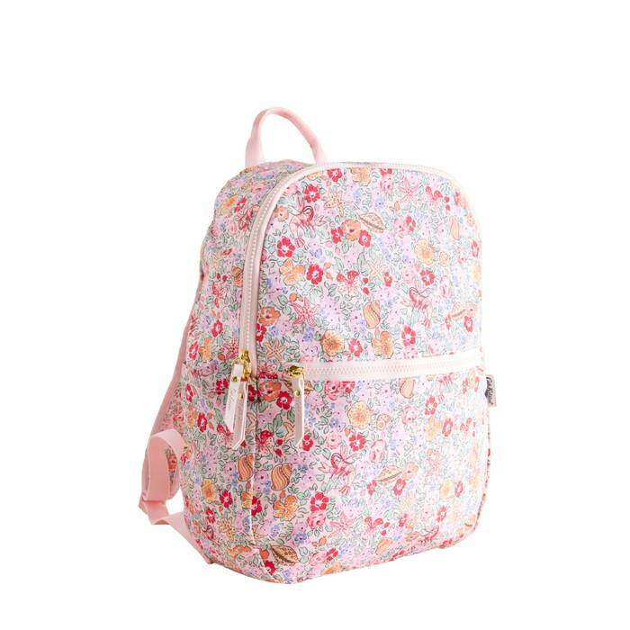 Foldaway Backpack Beautiful Waters Ditsy Pink