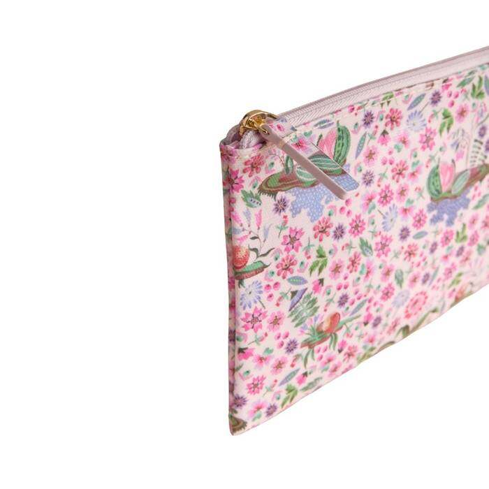 Female Zip Purse Watermelon Ditsy Pink 1