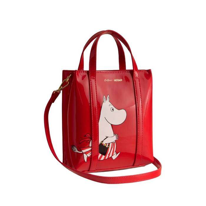 Female Patent Crossbody Moomin Mama Red