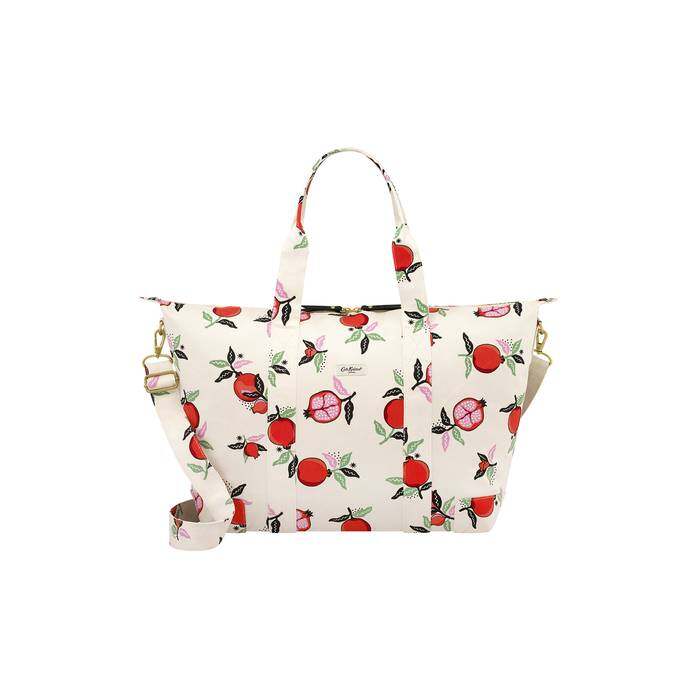 Foldaway Overnight Bag Pomegranate Cream