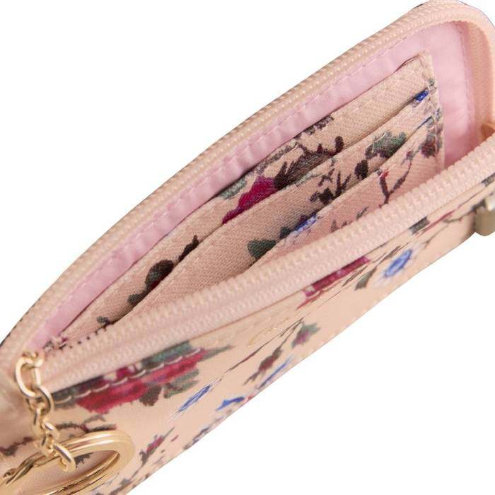 Female Card & Coin Purse Acorn Sprig Cream 1