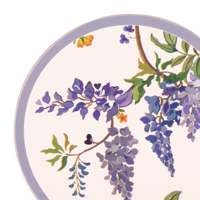 Multi WISTERIA ROUND COASTER  Wisteria 1