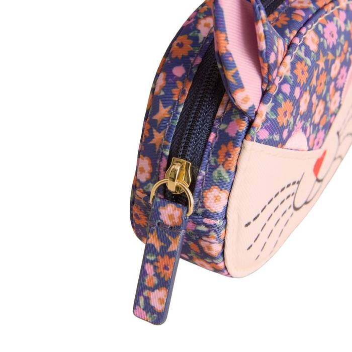 Female Coin Purse Cat Folding Star Black 1