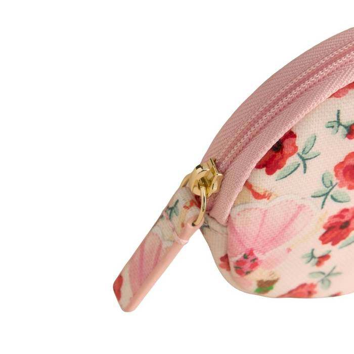 Oval Coin Purse Dancer Ditsy Ecru 1