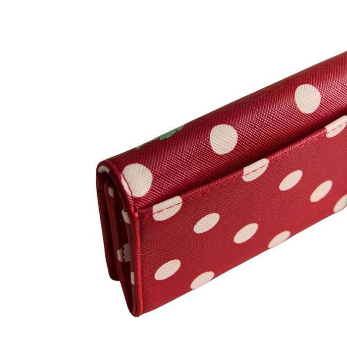 Female Card Holder Red Spot Red 1