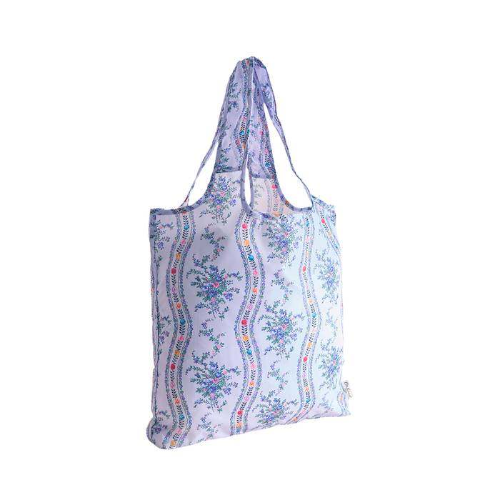 Female Foldaway Shopper Archive Marble Purple