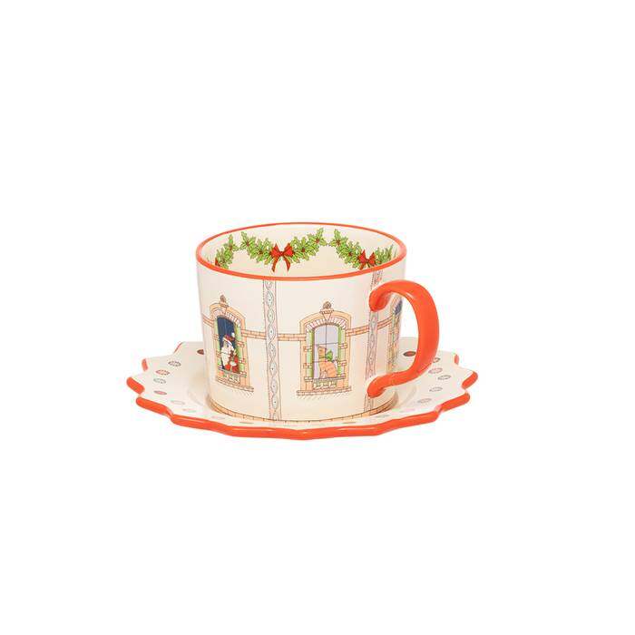 Tea Cup & Saucer Dolls House Multi